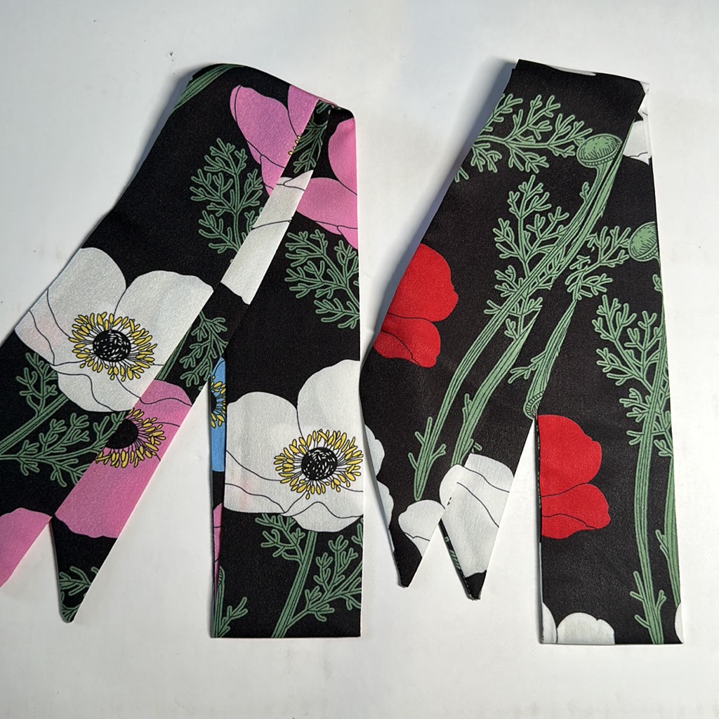 Two Thin Scarves  Hair Bands  Scarves  754